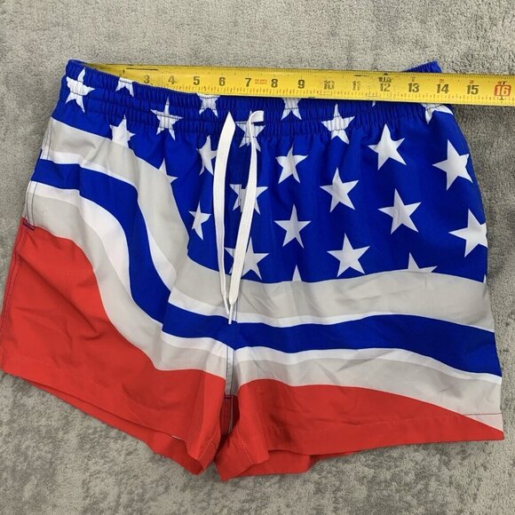 Chubbies The Braves Shorts Mens Large 3.5” Classic Swim Trunk USA Mesh Lined - Picture 3 of 8